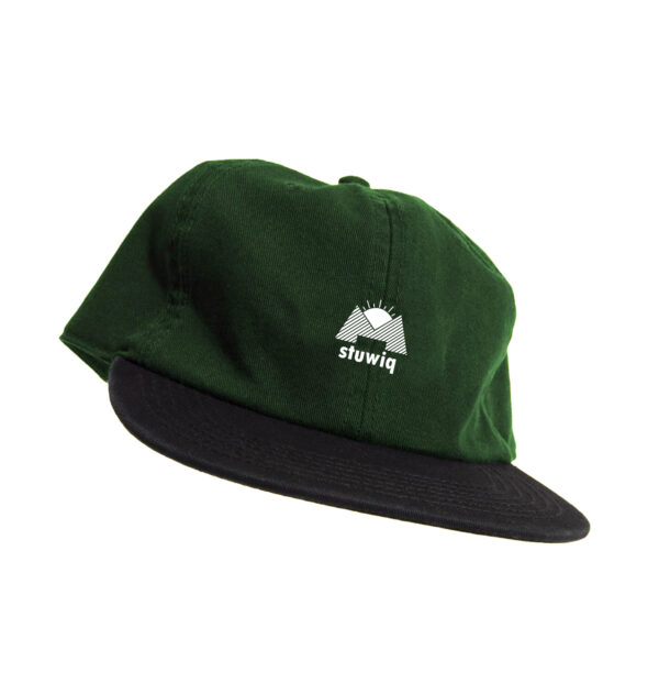 Classic canvas cap Green and black